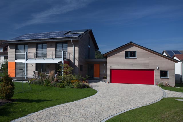 Einfamilien-Passivhaus in Kirchen-Hausen
